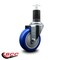 Service Caster 4'' Blue Poly Wheel Swivel 1-5/8'' Expanding Stem Caster SCC-EX20S414-PPUB-BLUE-158 - alternate 4